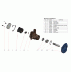 Bronze Seawater Pump Replaces Sherwood P105, Volvo Penta Johnson Northern Lights Marine Power Jabsco - JPR-CP25UH - JMP